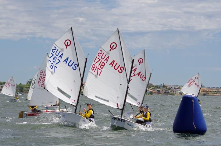 Jasper Stay (1718) takes 3rd place in the Optimist Western Australian State Championship photo copyright Rick Steuart taken at South of Perth Yacht Club and featuring the Optimist class