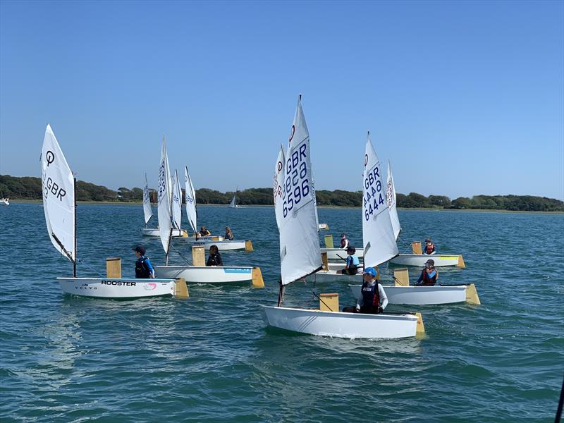 Bosham Optimist Open photo copyright Sarah Shepherd taken at Bosham Sailing Club and featuring the Optimist class