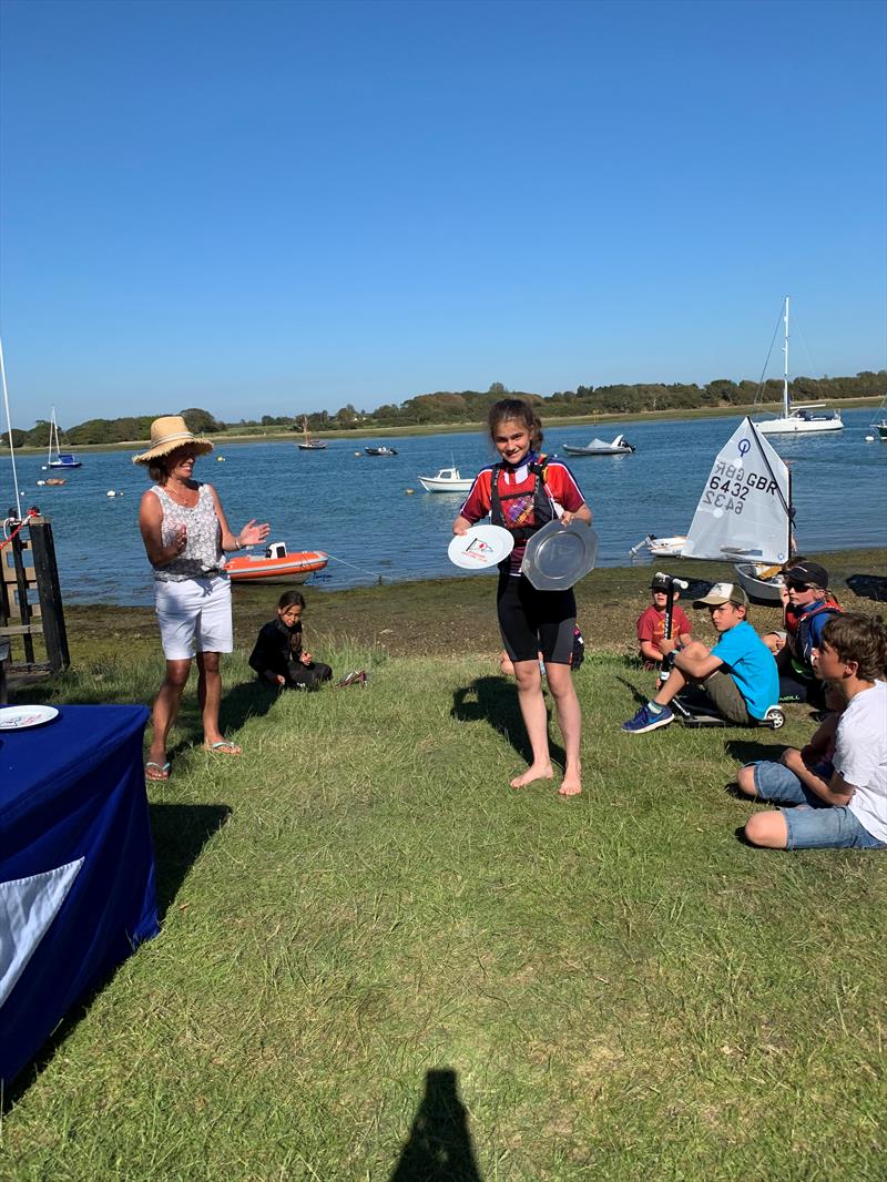 Bosham Optimist Open photo copyright Sarah Shepherd taken at Bosham Sailing Club and featuring the Optimist class