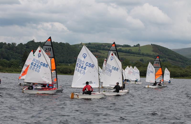 North West Junior Travellers at Bass photo copyright William Carruthers taken at Bassenthwaite Sailing Club and featuring the Optimist class