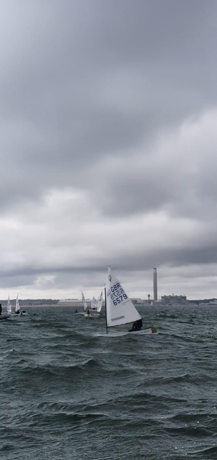 Warsash SC Optimist Open photo copyright Roger Cerrato taken at Warsash Sailing Club and featuring the Optimist class