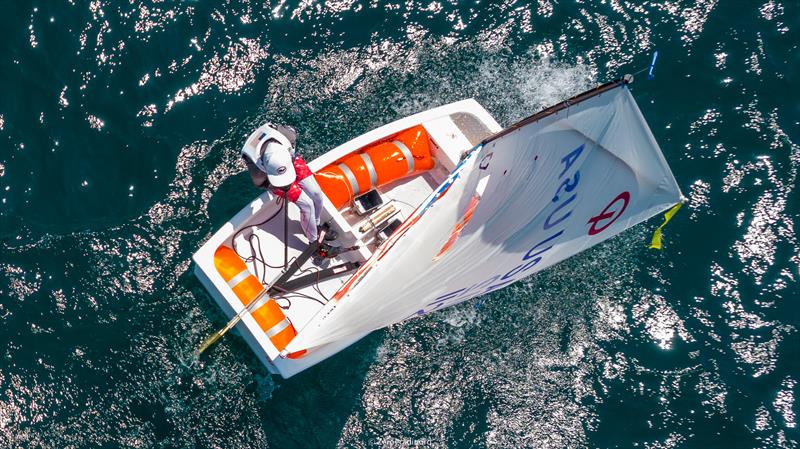 2021 Optimist World Championship day 4 photo copyright Zerogradinord taken at Fraglia Vela Riva and featuring the Optimist class