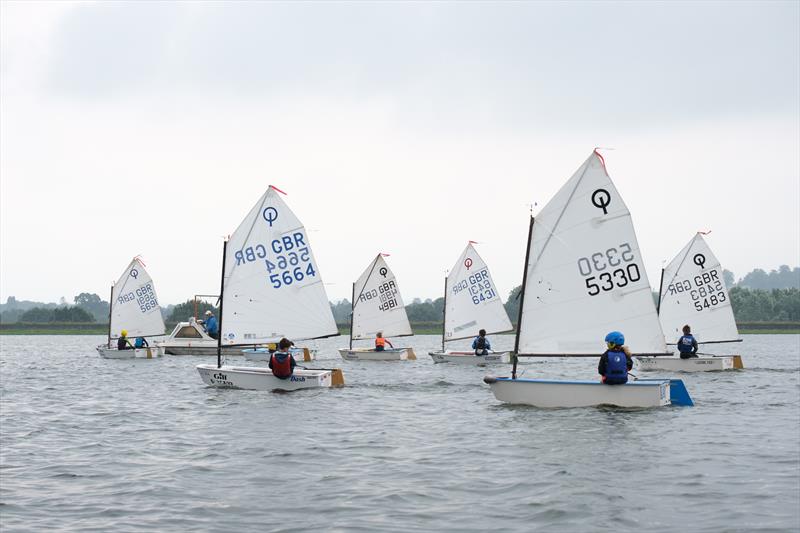 Island Barn Reservoir Optimist Open photo copyright Gavin Hayhurst taken at Island Barn Reservoir Sailing Club and featuring the Optimist class