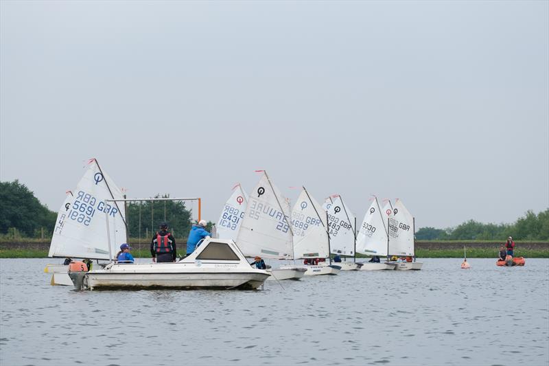 Island Barn Reservoir Optimist Open photo copyright Gavin Hayhurst taken at Island Barn Reservoir Sailing Club and featuring the Optimist class