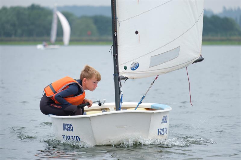 Island Barn Reservoir Optimist Open photo copyright Gavin Hayhurst taken at Island Barn Reservoir Sailing Club and featuring the Optimist class