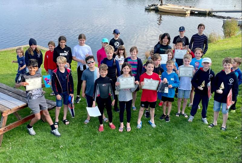 Sailors in the Barnt Green Optimist Open photo copyright Debbie Smith taken at Barnt Green Sailing Club and featuring the Optimist class