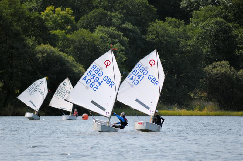 Scottish Junior Optimist Travellers at Bardowie Loch photo copyright Andrew Russell taken at Clyde Cruising Club and featuring the Optimist class
