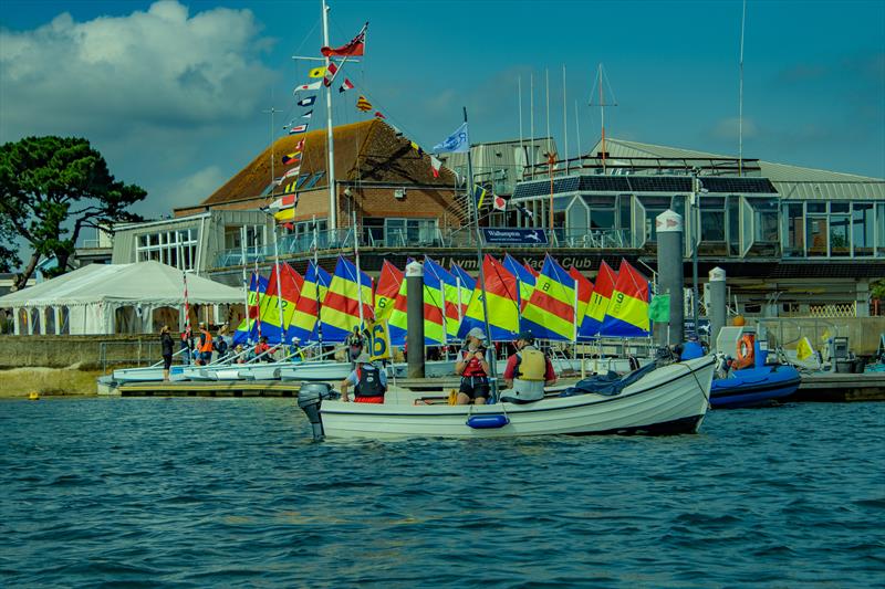 2021 RLymYC Youth Week photo copyright RLymYC taken at Royal Lymington Yacht Club and featuring the Optimist class