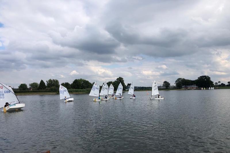 Midland Area Optimist Championships photo copyright Andy Hateley taken at South Staffordshire Sailing Club and featuring the Optimist class