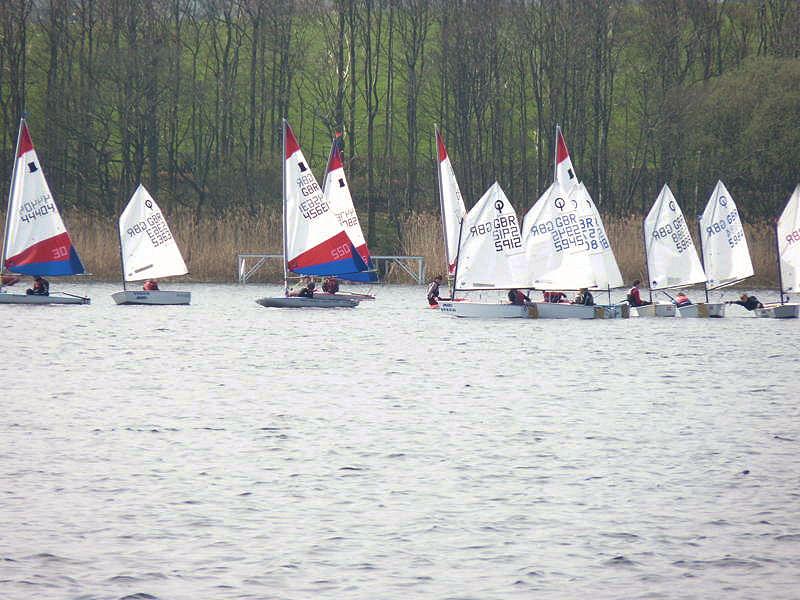 Scottish Optimist travellers at Annandale photo copyright Phil Rose taken at Annandale Sailing Club and featuring the Optimist class