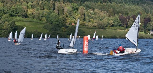 Optimists at Loch Tummel photo copyright Max Blinkhorn / www.getshot.biz taken at Loch Tummel Sailing Club and featuring the Optimist class