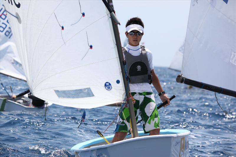 Optimist Europeans at Tavira, Portugal day 2 photo copyright Tavira Sailing taken at Clube Náutico de Tavira and featuring the Optimist class