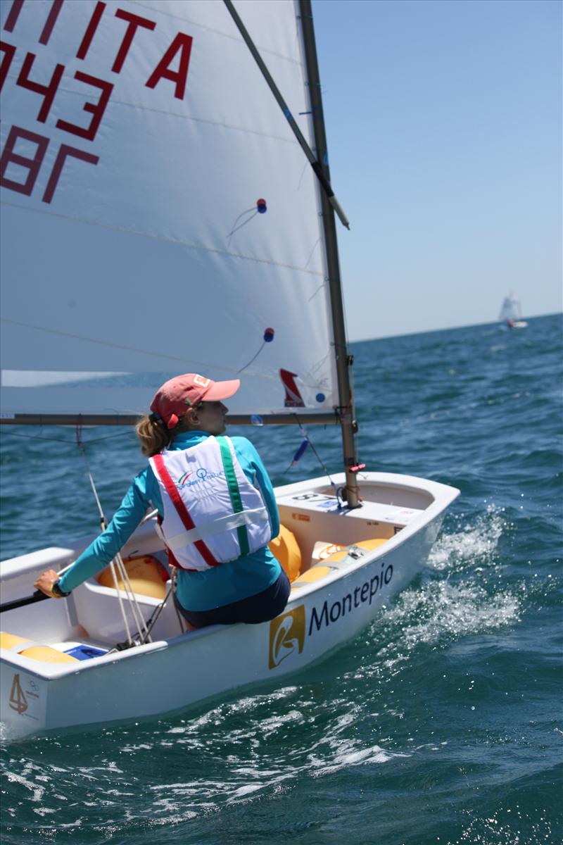 Optimist Europeans at Tavira, Portugal photo copyright Tavira Sailing taken at Clube Náutico de Tavira and featuring the Optimist class