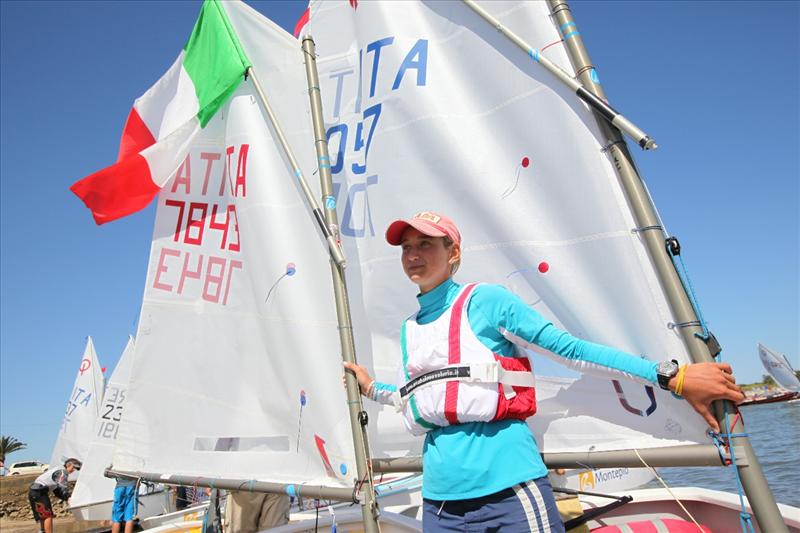 Optimist Europeans at Tavira, Portugal photo copyright Tavira Sailing taken at Clube Náutico de Tavira and featuring the Optimist class