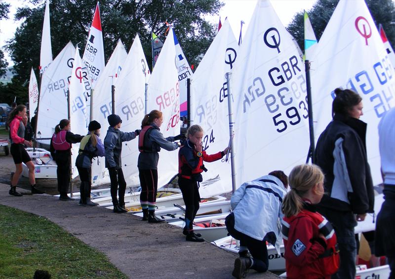 WYA South Wales Acorn Llangorse OnBoard Regatta photo copyright WYA taken at Llangorse Sailing Club and featuring the Optimist class