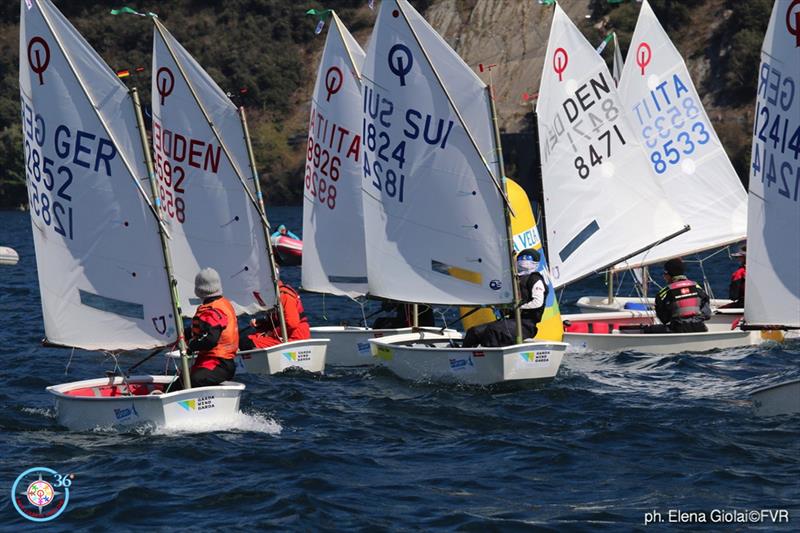 36th Lake Garda Optimist Meeting - Day 4 photo copyright Elena Giolai / Fraglia Vela Riva taken at Fraglia Vela Riva and featuring the Optimist class