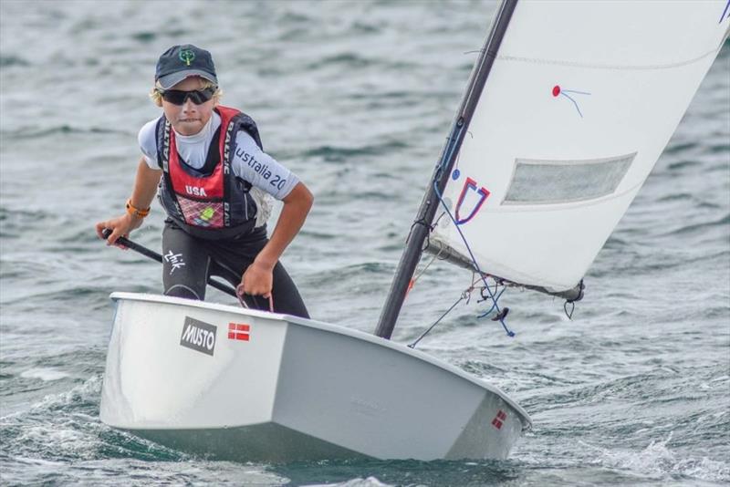 Quinn Auricht will look to defend his title this year photo copyright Harry Fisher taken at Adelaide Sailing Club and featuring the Optimist class