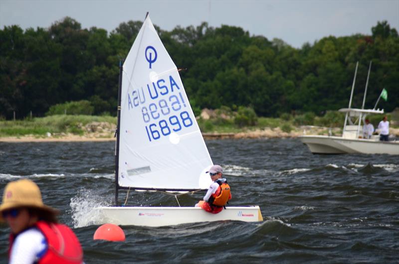 Although there is no actual scoring in the Green Fleet of the 2018 Optimist National Championship sailed out of Pensacola Yacht Club, Brayden Zawyer was clearly at the top of his game after 13 races - photo © Talbot Wilson