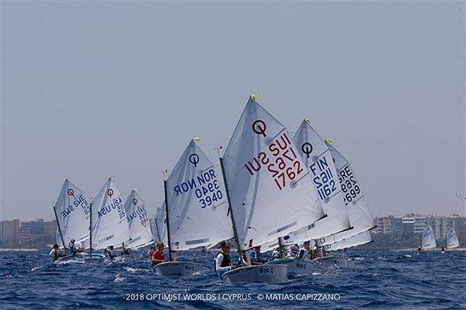 2018 Optimist World Championship photo copyright Matias Capizzano taken at Famagusta Nautical Club and featuring the Optimist class