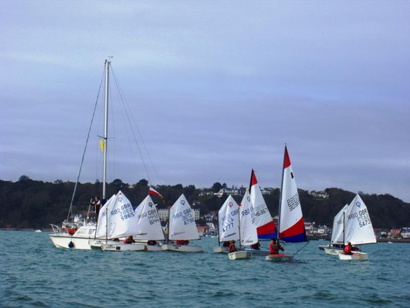 Regatta junior dinghy start photo copyright Simon Ropert taken at  and featuring the Optimist class