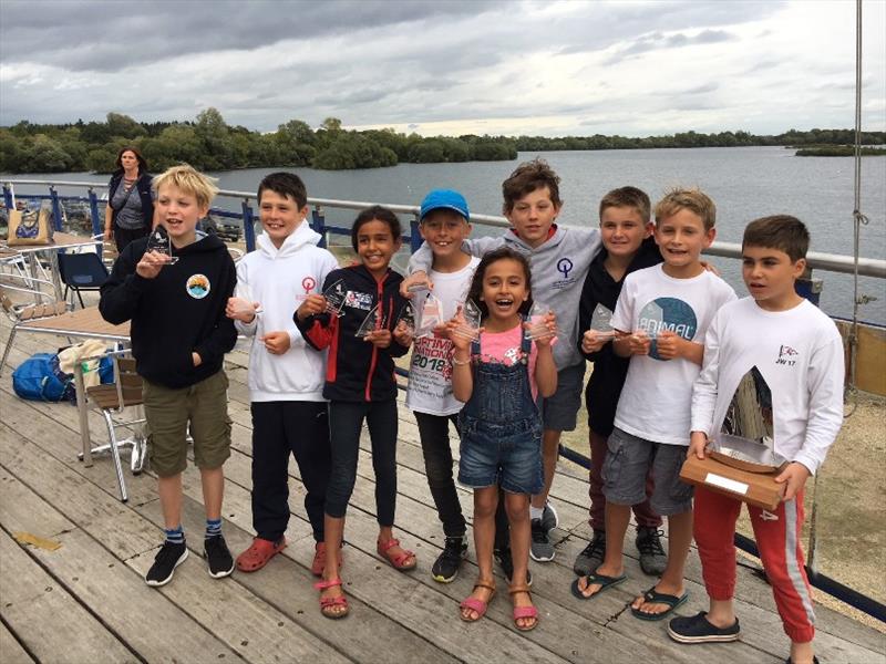 2018/19 Rooster Optimist Southern Traveller Series photo copyright Alex Irwin / www.sportography.tv taken at Burghfield Sailing Club and featuring the Optimist class