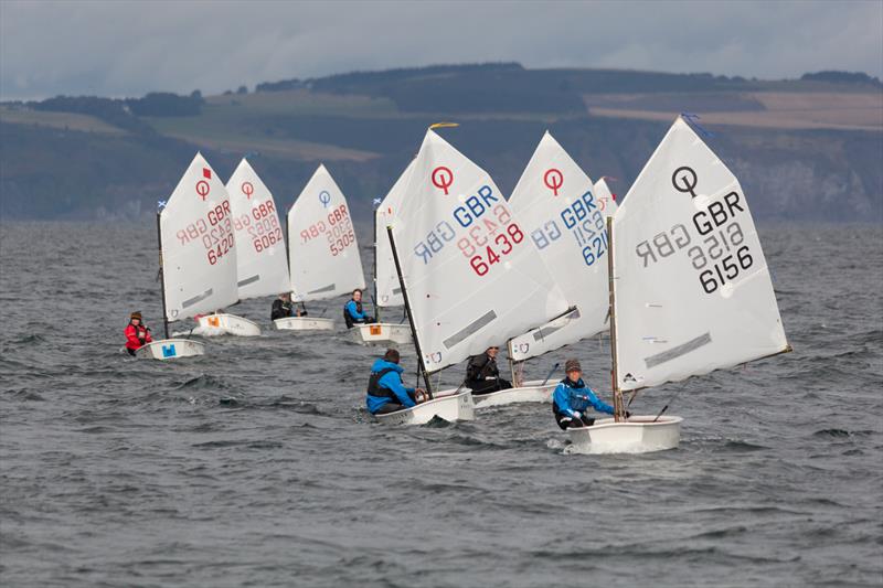 Scottish Optimist Traveller at Nairn photo copyright Alec Munro taken at Nairn Sailing Club and featuring the Optimist class