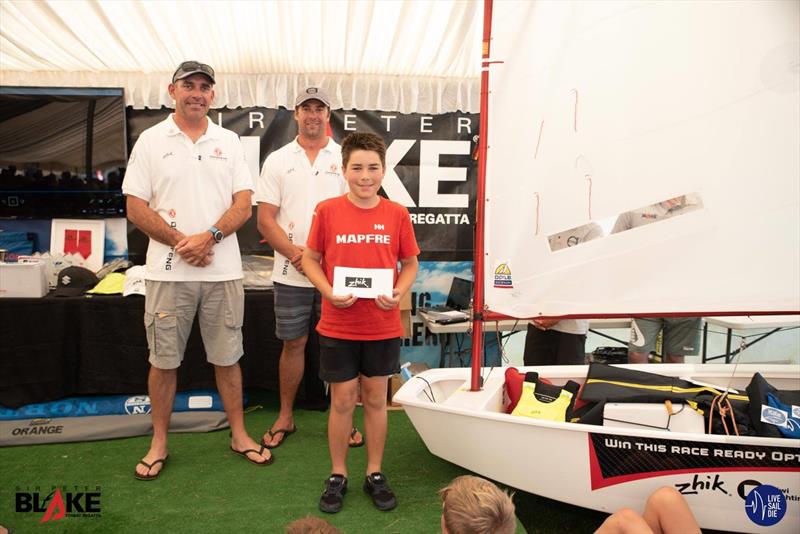 Winner of the Optimist - 2018 Sir Peter Blake Regatta - Prize Giving photo copyright Lissa Reyden - Live Sail Die taken at Torbay Sailing Club and featuring the Optimist class