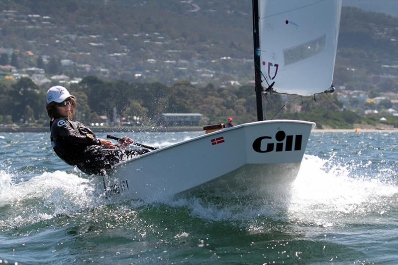 International Optimists National Championship 2019 photo copyright Pete Harmsen taken at Sandy Bay Sailing Club and featuring the Optimist class