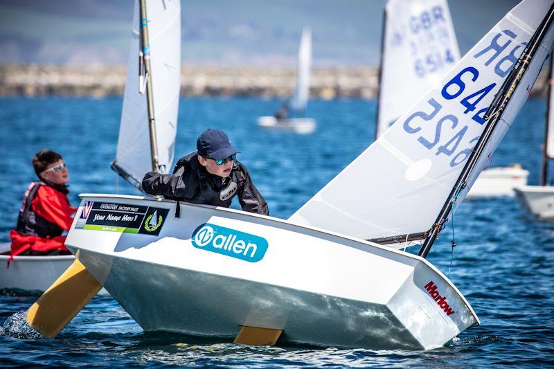 Allen-sponsored Nick Evans at the 2017 Nationals photo copyright Alex & David Irwin / www.sportography.tv taken at Weymouth & Portland Sailing Academy and featuring the Optimist class