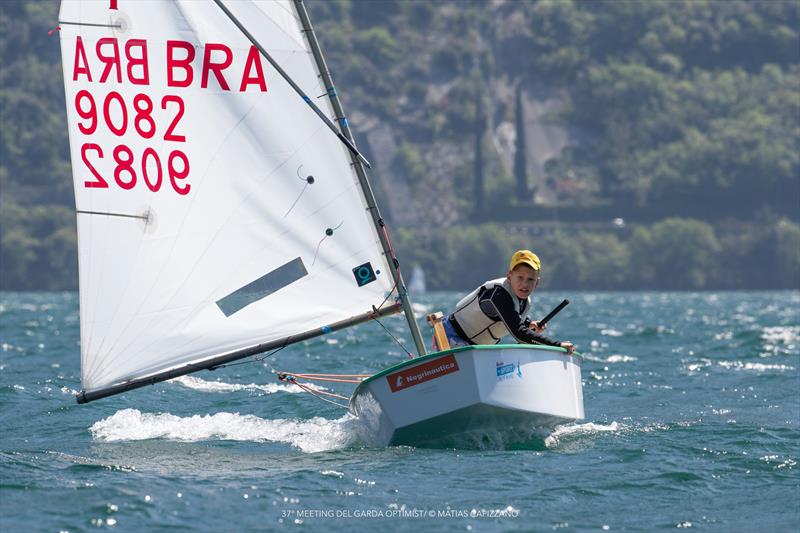 37th Lake Garda Optimist Meeting day 2 photo copyright Matias Capizzano / www.capizzano.com taken at Fraglia Vela Riva and featuring the Optimist class