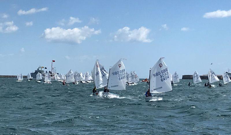 GBR Optimist Selection Trials in Weymouth - photo © IOCA (UK)