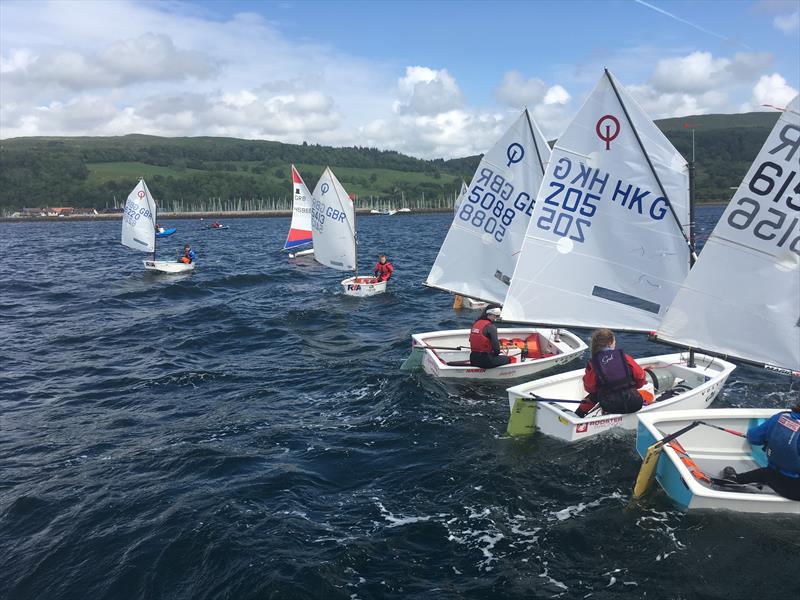 Sailingfast Scottish Optimist Traveller Series at Largs - photo © Brendan Docherty