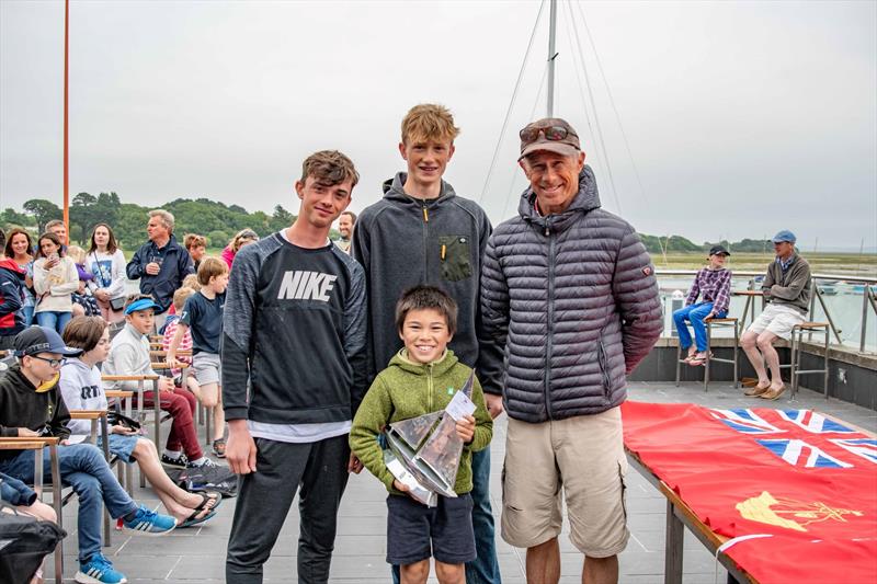 Berthon Marina Optimist open meeting at Royal Lymington photo copyright Vicky Leen taken at Royal Lymington Yacht Club and featuring the Optimist class