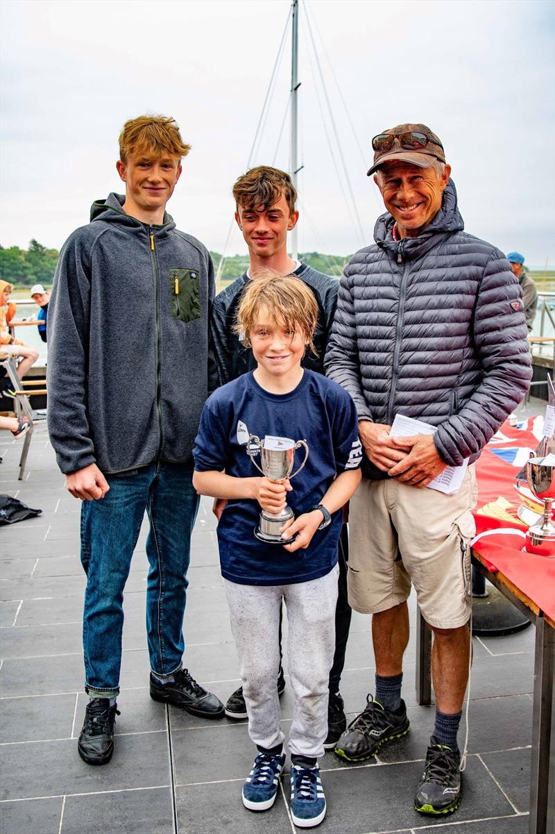 Berthon Marina Optimist open meeting at Royal Lymington photo copyright Vicky Leen taken at Royal Lymington Yacht Club and featuring the Optimist class