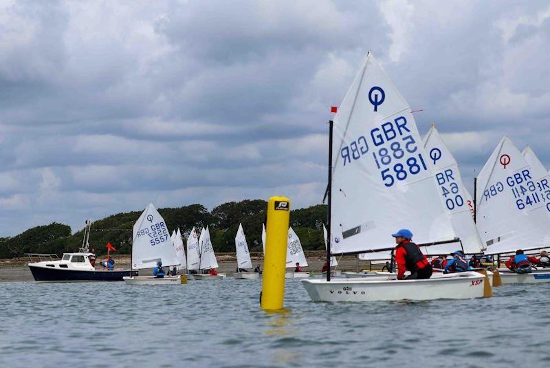 Optimist open meeting at Bosham photo copyright Dave Dobrijevic / www.dynamicsails.com taken at Bosham Sailing Club and featuring the Optimist class