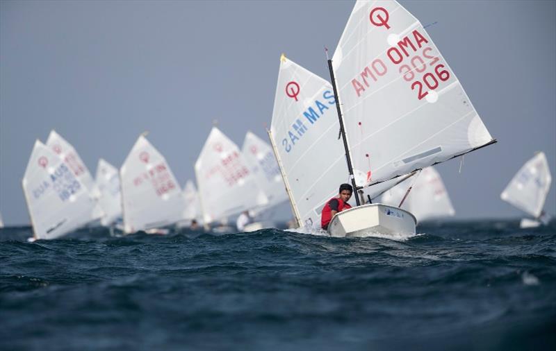 2019 Optimist Asian and Oceanian Championship in Oman - Day 1 photo copyright Oman Sail taken at  and featuring the Optimist class