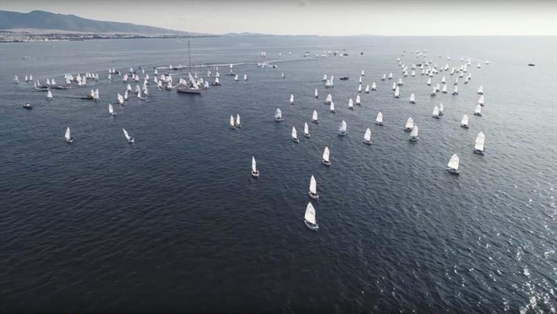 2019 Optimist Cup Nikos Sarkavazis Trophy at Nautical Club of Palaio Faliro photo copyright Nikos Allyromytis taken at Nautical Club Of Paleo Faliro and featuring the Optimist class