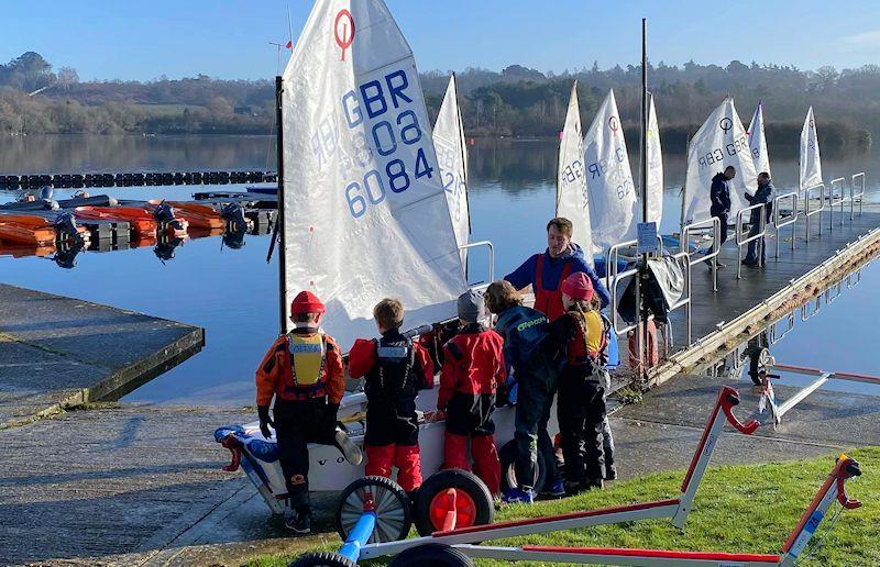 IOCA South Pre Zone Winter Training at Spinnaker photo copyright Roger Cerrato taken at Spinnaker Sailing Club and featuring the Optimist class
