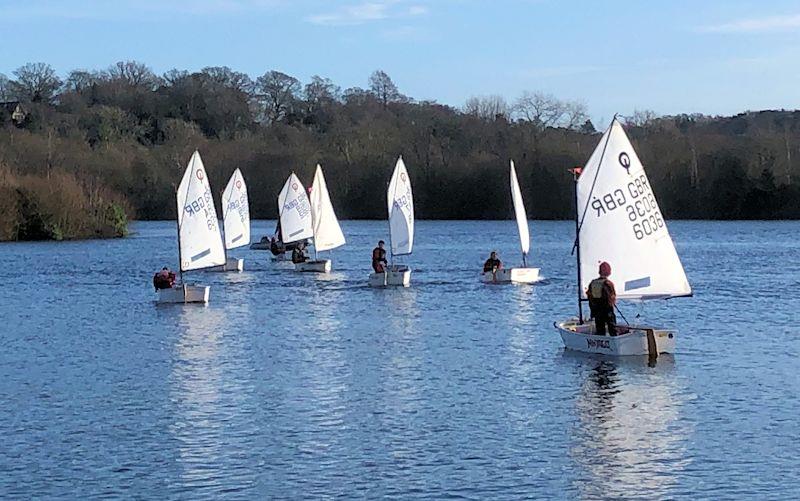 IOCA South Pre Zone Winter Training at Spinnaker photo copyright Roger Cerrato taken at Spinnaker Sailing Club and featuring the Optimist class