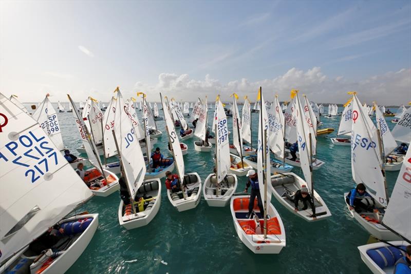 2020 Euromarina Optimist Trophy day 1 - photo © Real Club Náutico de Torrevieja