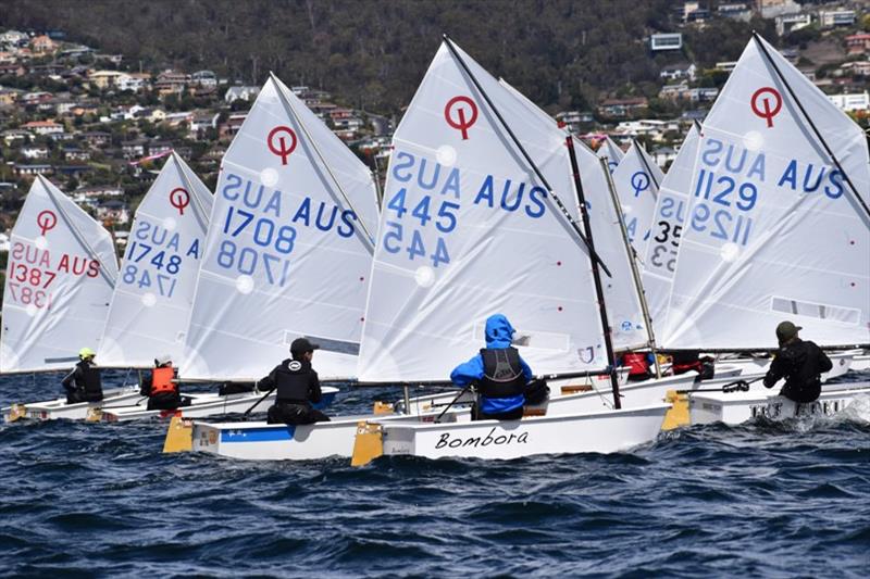 Tasmanian International Optimist State Championship Open and Intermediate Fleet - photo © Jane Austin