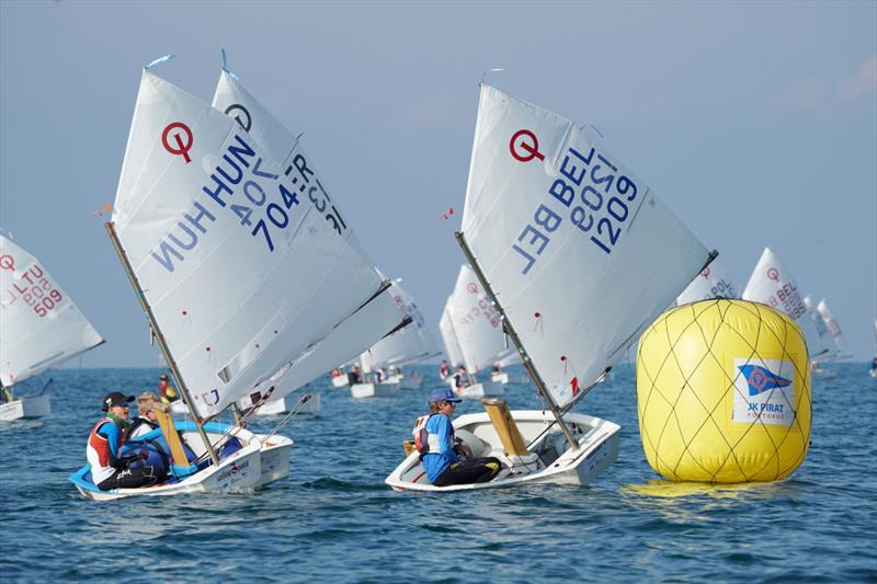 2020 Optimist European Championship - Day 2 photo copyright International Optimist Dinghy Association taken at  and featuring the Optimist class