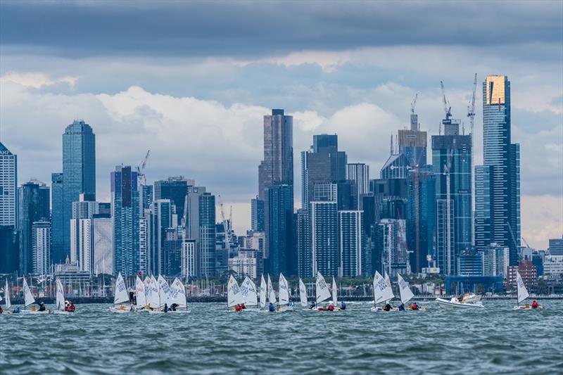 Sail Melbourne Regatta photo copyright Beau Outteridge taken at Royal Brighton Yacht Club and featuring the Optimist class