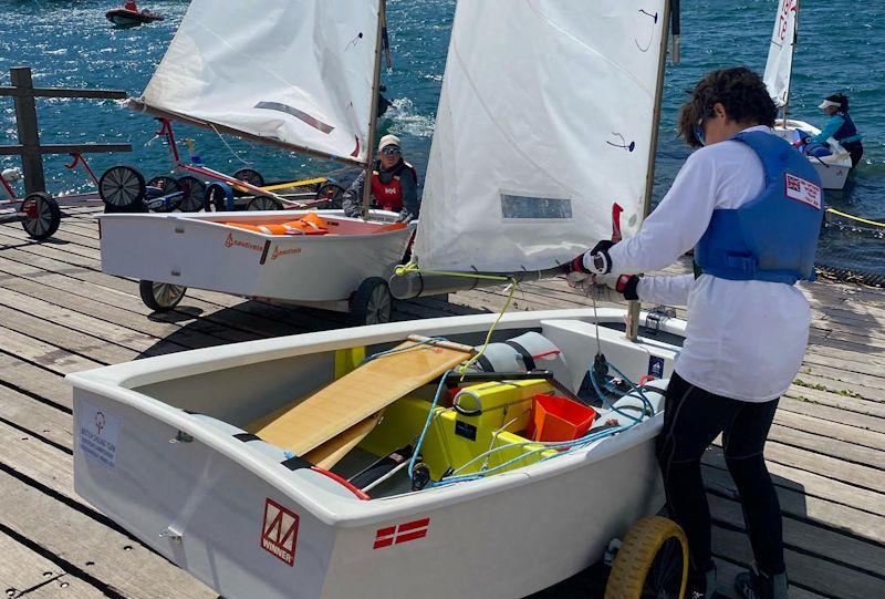 GBR Optimist Team at the 2021 World Championship in Garda - photo © Richard Edwards