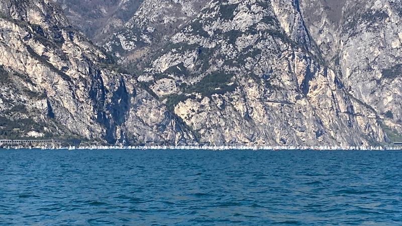 The Lake Garda Meeting Optimist Meeting photo copyright Elena Giolai taken at Fraglia Vela Riva and featuring the Optimist class