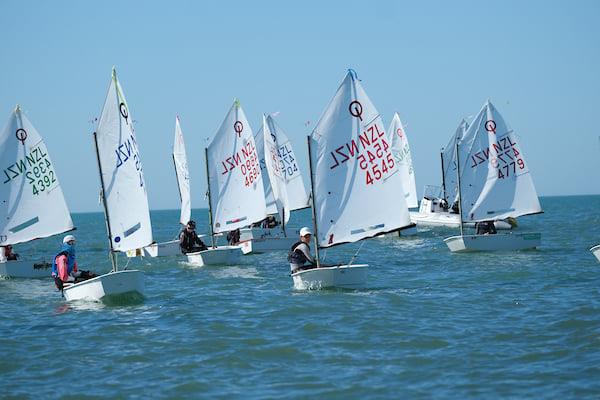 2022 Combined Optimist and Starling NZ Championships - April 2022 - Napier Sailing Club photo copyright Bruce Jenkins/Napier SC taken at Napier Sailing Club and featuring the Optimist class