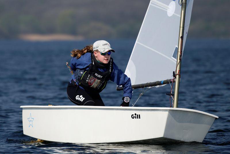 Ruby Coster won the Optimist Regatta fleet at the Grafham Water Easter Egg event - photo © Paul Sanwell / OPP