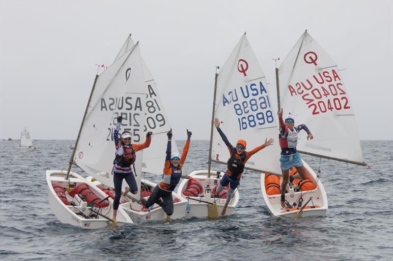 Team CRYC Spectra wins the 2022 TOTE Team Racing Championships photo copyright Matias Capizzano taken at St. Thomas Yacht Club and featuring the Optimist class