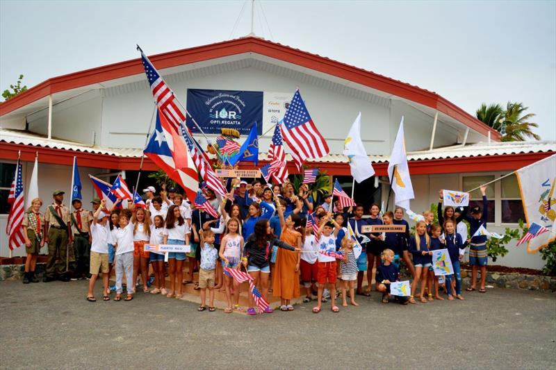 Nearly 100 junior sailors are racing in the 2022 International Optimist Regatta - photo © Dean Barnes