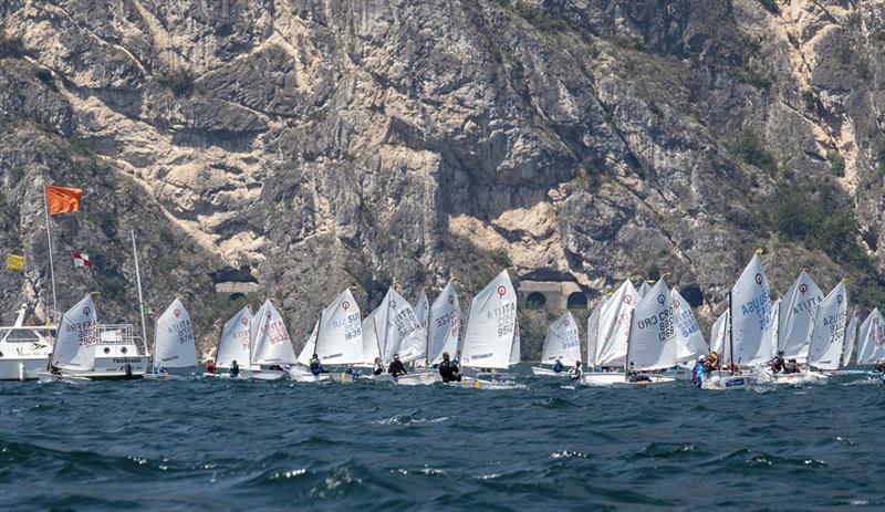 Optimist d'Argento Trophy photo copyright Elena Giolai taken at Circolo Vela Torbole and featuring the Optimist class